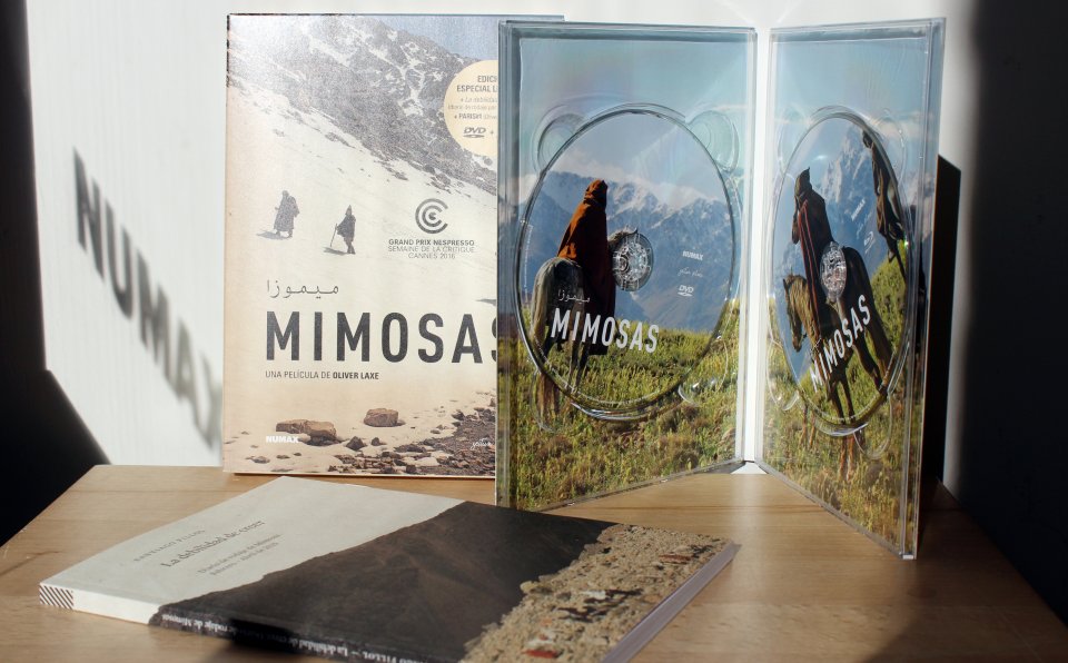 Edición especial limitada de «Mimosas» en BluRay y DVD